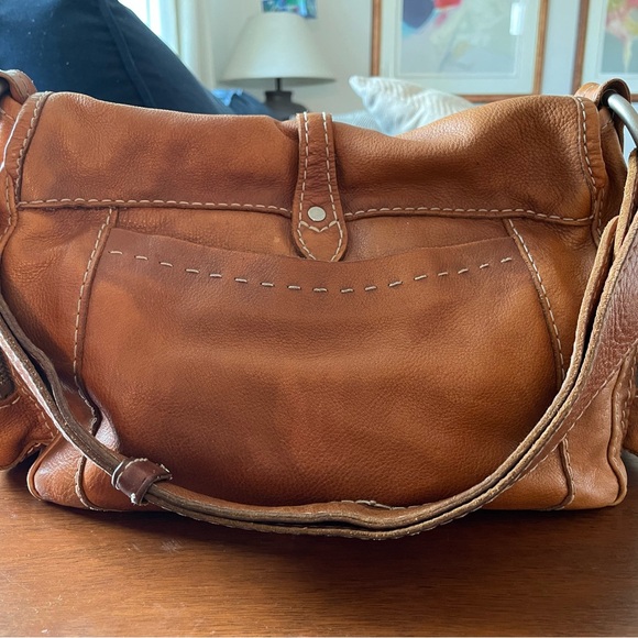 Ruehl No.925 Vintage Tan Leather Shoulder Bag - Picture 3 of 9